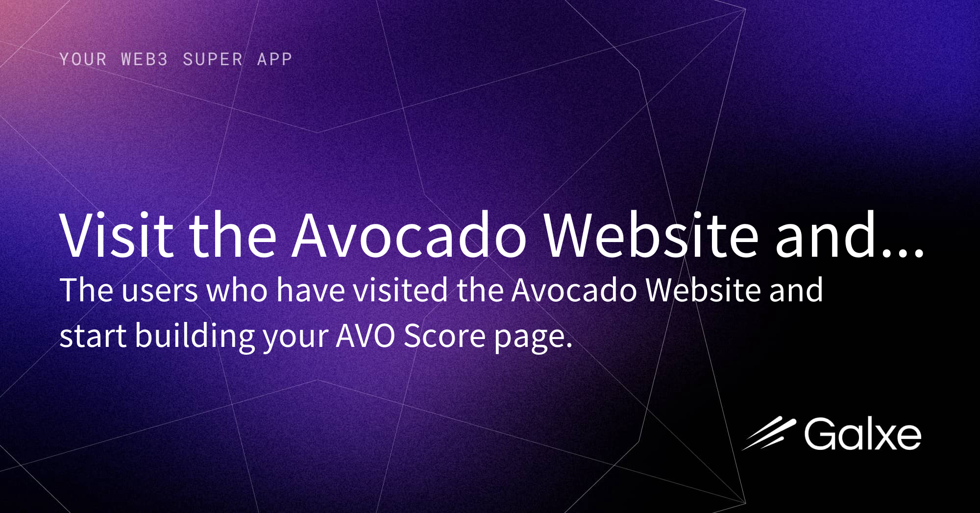 Visit the Avocado Website and start building your AVO Score Credential ...