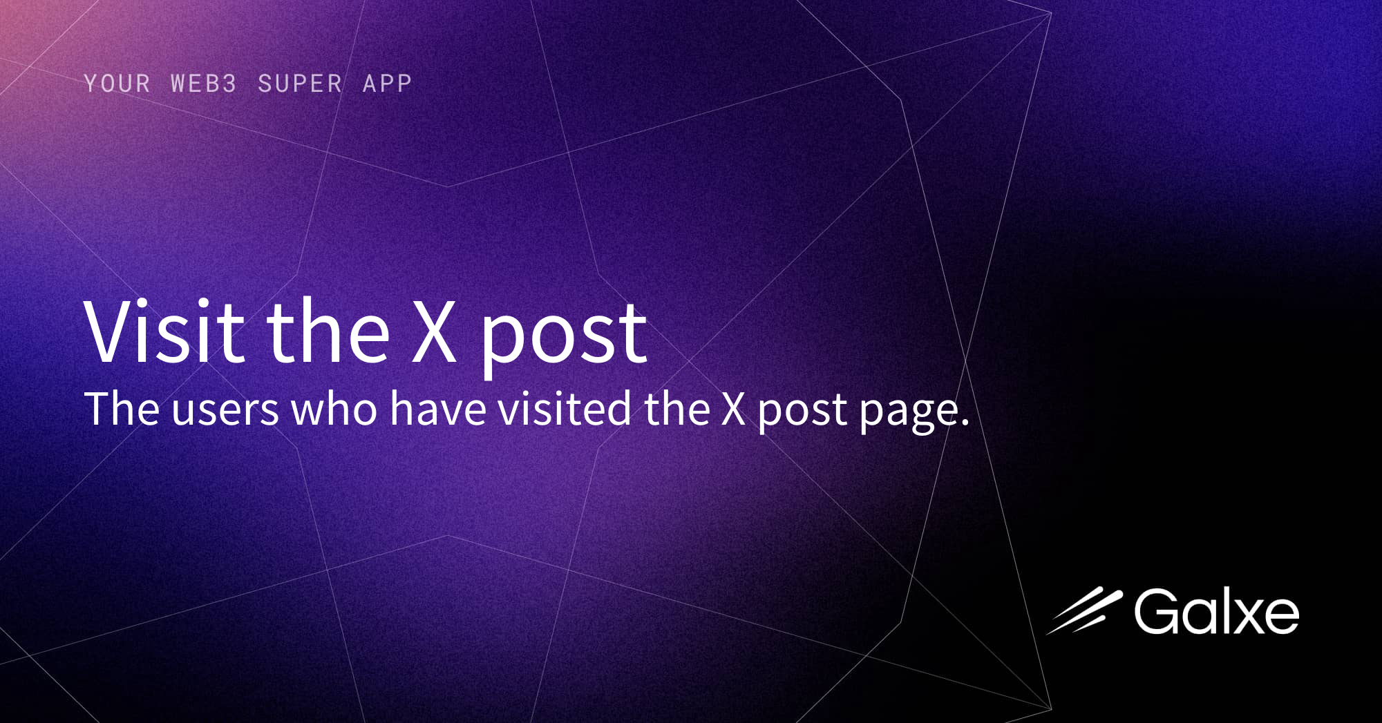 Visit the X post Credential | Galxe