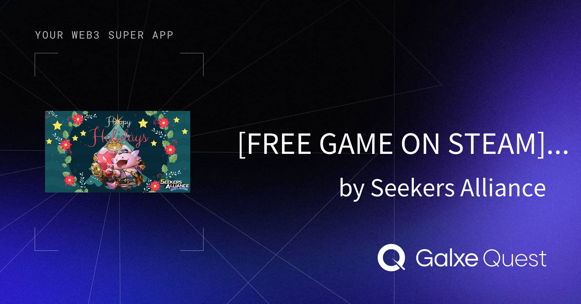 [FREE GAME ON STEAM] Happy Holidays from Seekers Alliance!! by Seekers ...